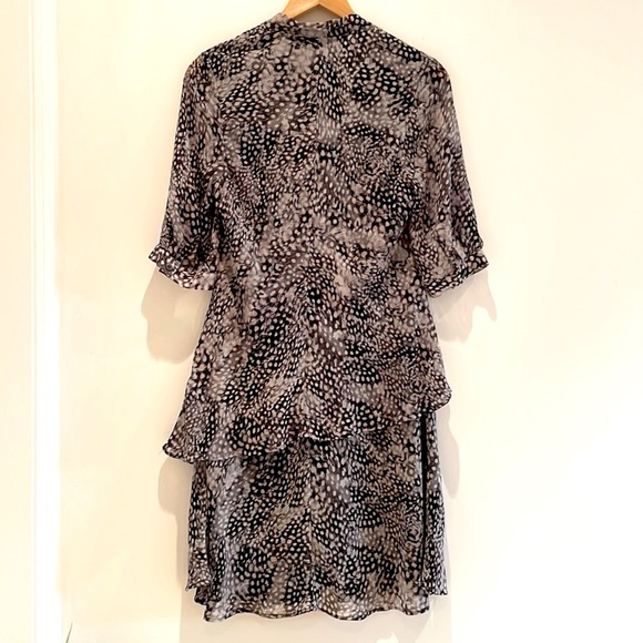 RW&CO Knee Length Layered Spotted Dress. - Picture 6 of 8